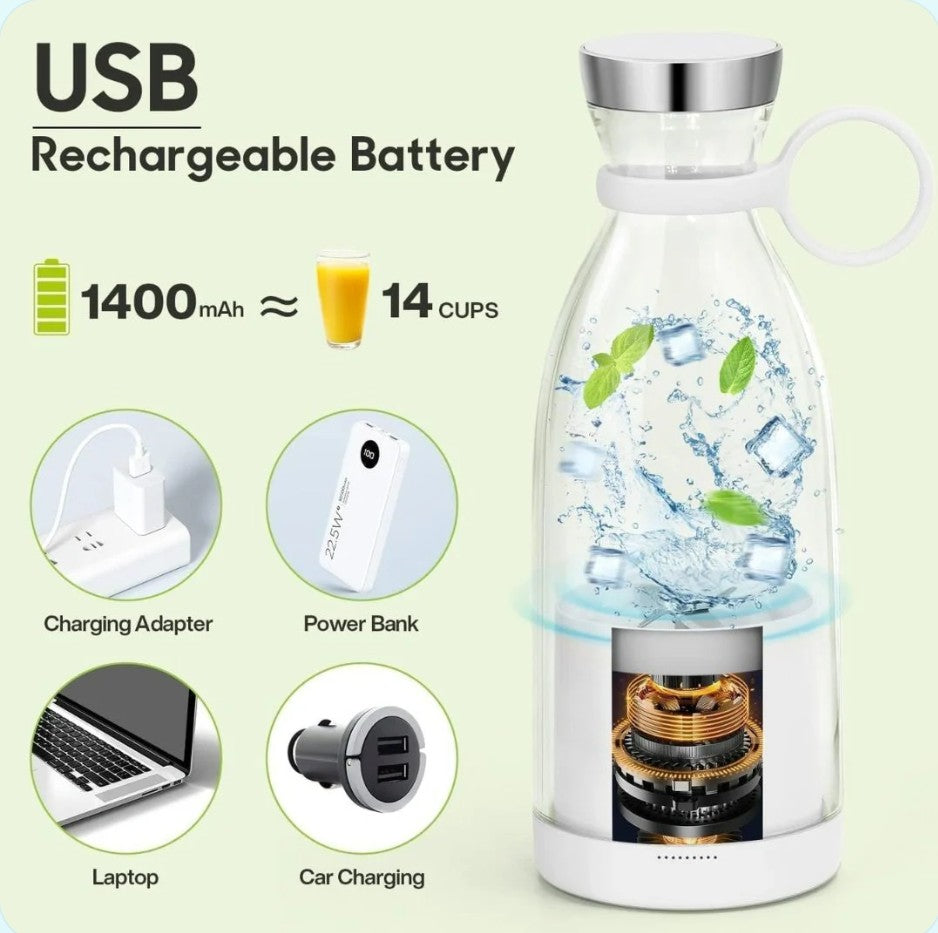 Portable juicer blender
