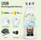 Portable juicer blender