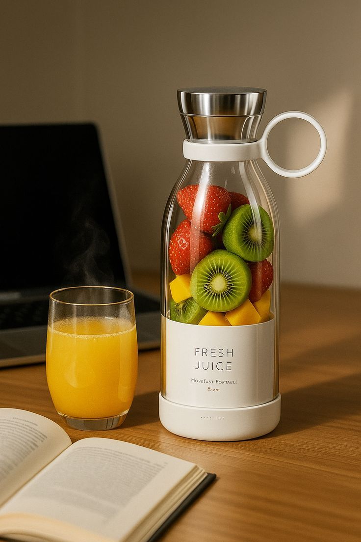 Portable juicer blender